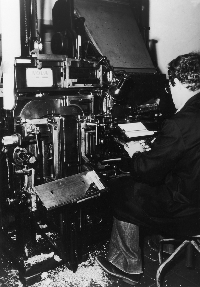 Utilizzo della&nbsp;linotype
